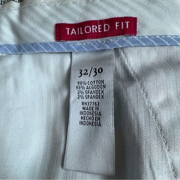 Perry Ellis Premium Tan Tailored Flat Front Dress Pants SZ 32 - Picture 12 of 14